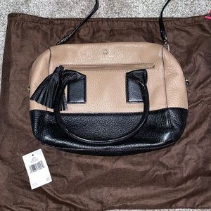 Kate Spade Alessa Southport Avenue Bag - Tan/Black
